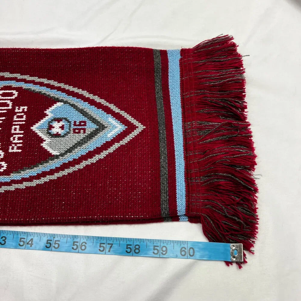 Ruffneck Colorado Rapids Pablo Mastroeni Red Scarf With Fringe MLS Soccer #25